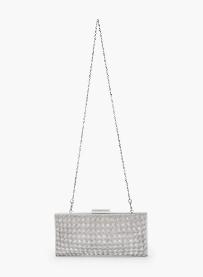 سيليست Embellished Clutch With Chain Strap Ramadan Collections